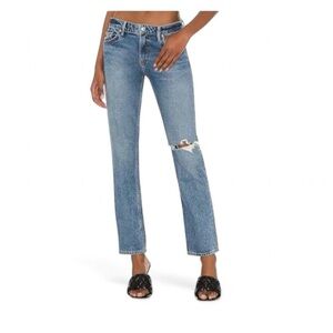 GRLFRND KATE LOW RISE SLIM CROP Sz 25